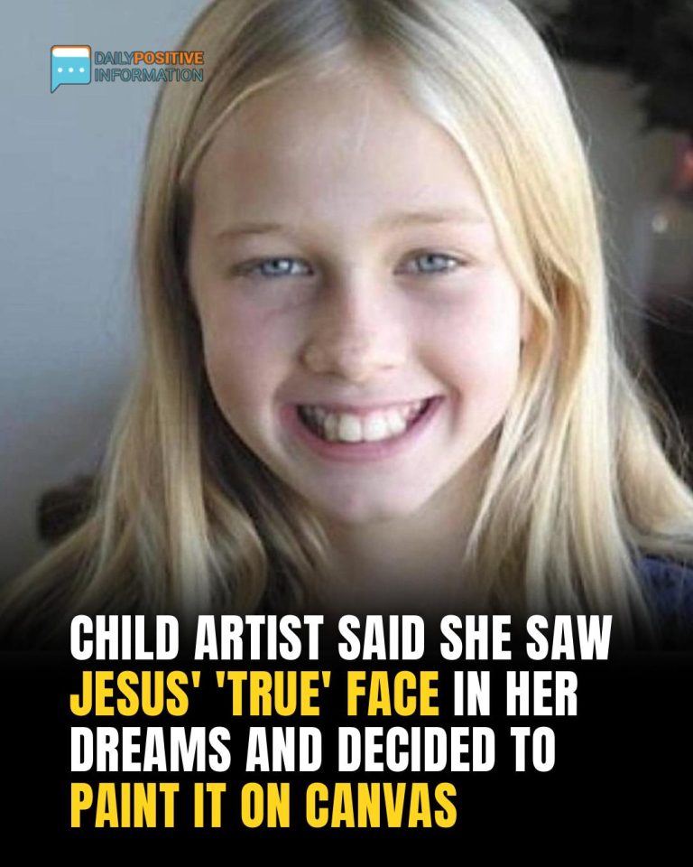 Masterful Painting Of Jesus By 8-Year-Old—Says She Saw The True Face Of Jesus