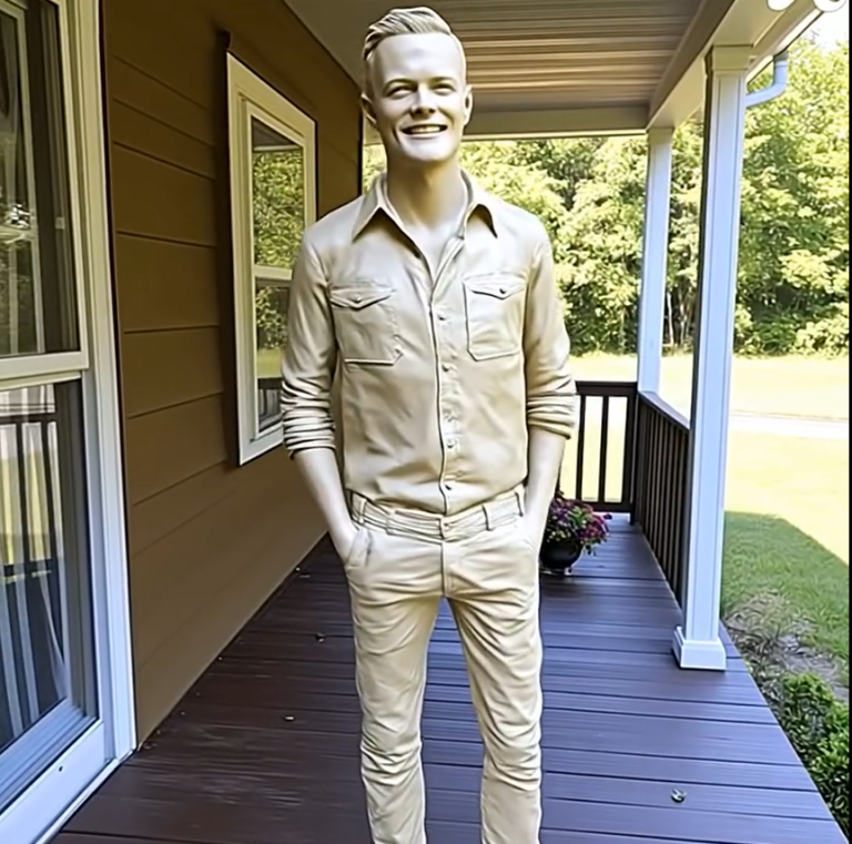 The Statue on My Porch Looked Just Like My Husband – What I Discovered Next Changed Everything