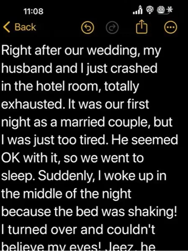 The Wedding Night That Shattered My Fairytale