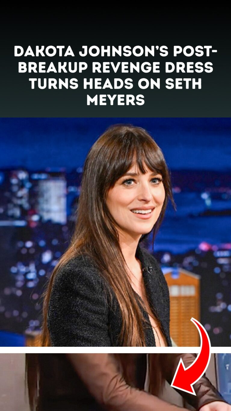 Dakota Johnson’s Post-Breakup Revenge Dress Turns Heads on Seth Meyers