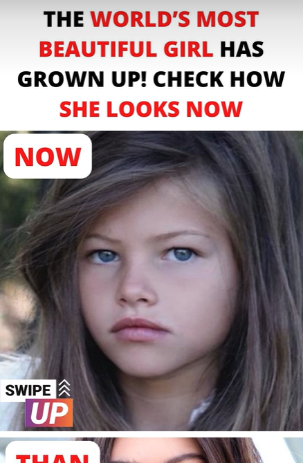 «The world’s most beautiful girl has grown up!» This is what Thylane Blondeau looks like years later